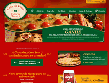 Tablet Screenshot of casadapizza.net